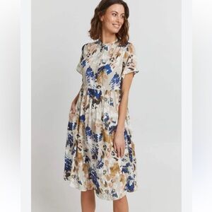 FRANSA FRKAMI Dress set sail mix pattern size medium lightweight